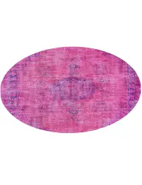 Rosa Türkei Vintage Teppich 180 x 180 cm - view 1