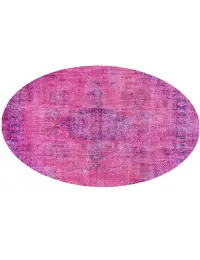 Rosa Türkei Vintage Teppich 180 x 180 cm - view 2