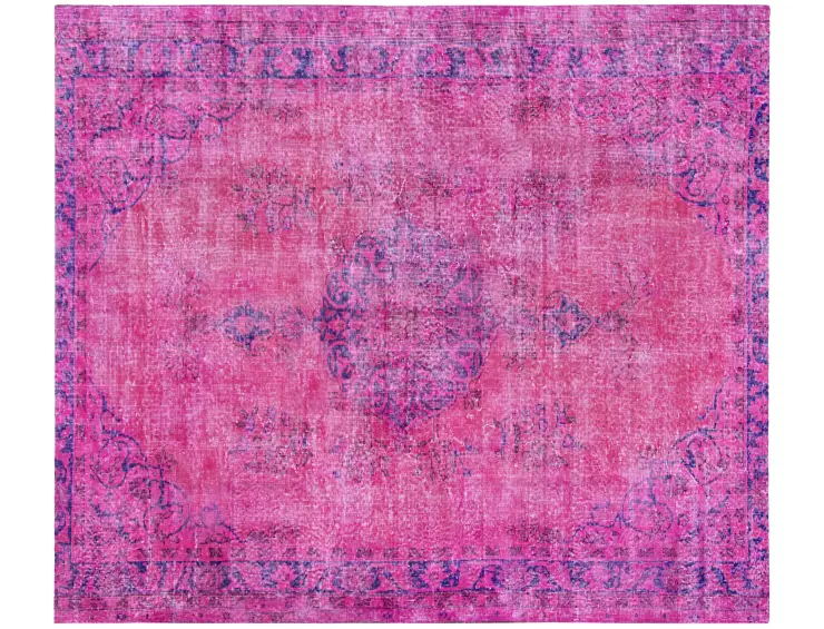 Rosa Türkei Vintage Teppich 250 x 180 cm