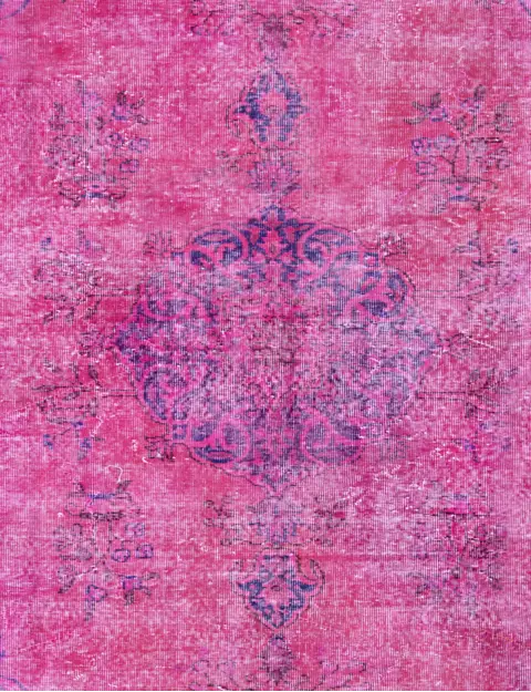 Roze Turkije Vintage Tapijt 250 x 180 cm - view 3