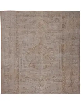 Grau Türkei Persischer Vintage Teppich 197 x 197 cm