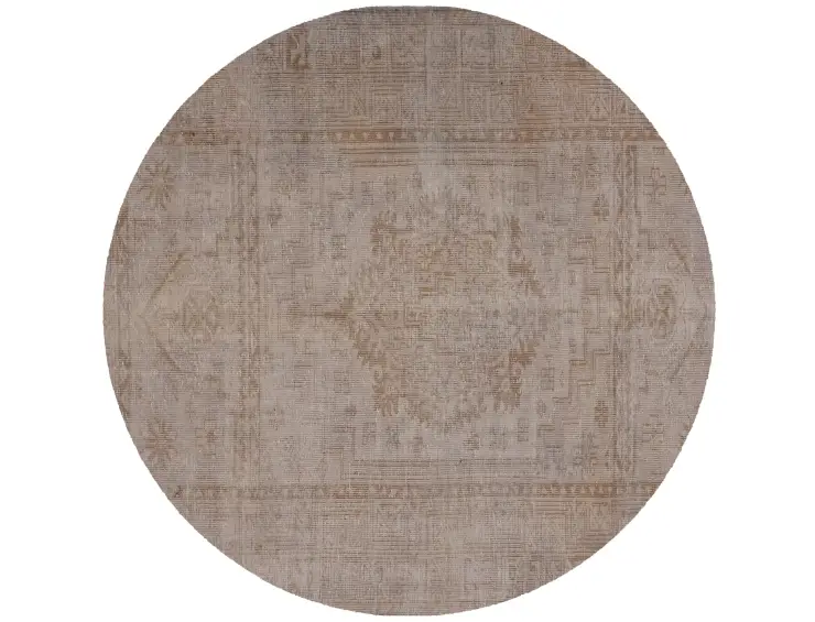 Grau Türkei Persischer Vintage Teppich 197 x 197 cm