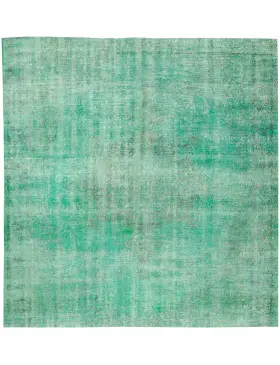 Grün Türkei Vintage Teppich 196 x 196 cm