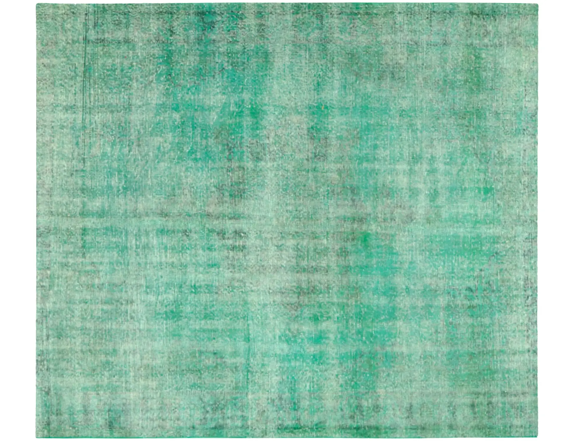 Grün Türkei Vintage Teppich 250 x 196 cm