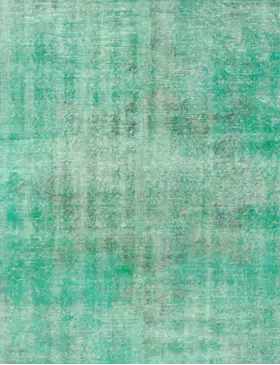 Grøn Tyrkiet Vintagetæppe 250 x 196 cm - view 3