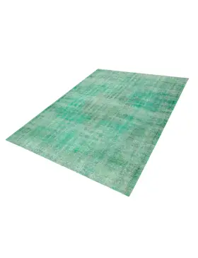 Grøn Tyrkiet Vintagetæppe 250 x 196 cm - view 1