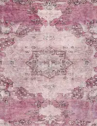 Lila Persien Vintage Teppich 222 x 222 cm - view 3