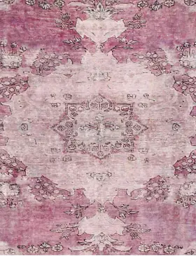 Lila Persien Vintage Teppich 222 x 222 cm - view 3