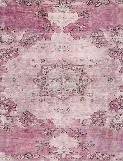 Lila Persien vintage matta 222 x 222 cm - view 3