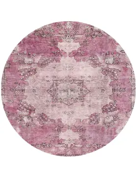 Lila Persien Vintage Teppich 222 x 222 cm