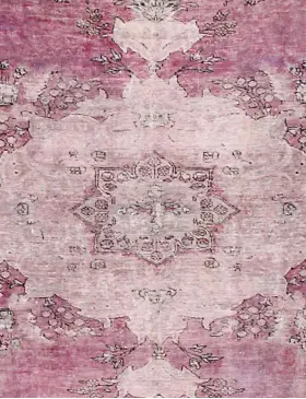 Lila Persien Vintage Teppich 222 x 222 cm - view 3