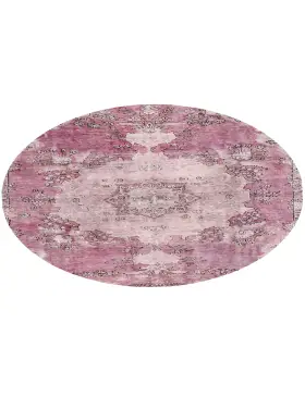 Lila Persien Vintage Teppich 222 x 222 cm - view 1