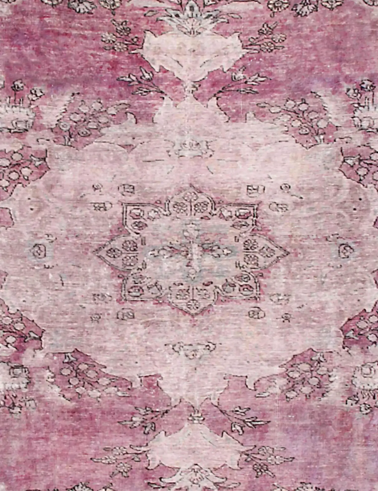 Purple Persia Vintage Carpet 290 x 222 cm - Unique Handmade Carpet