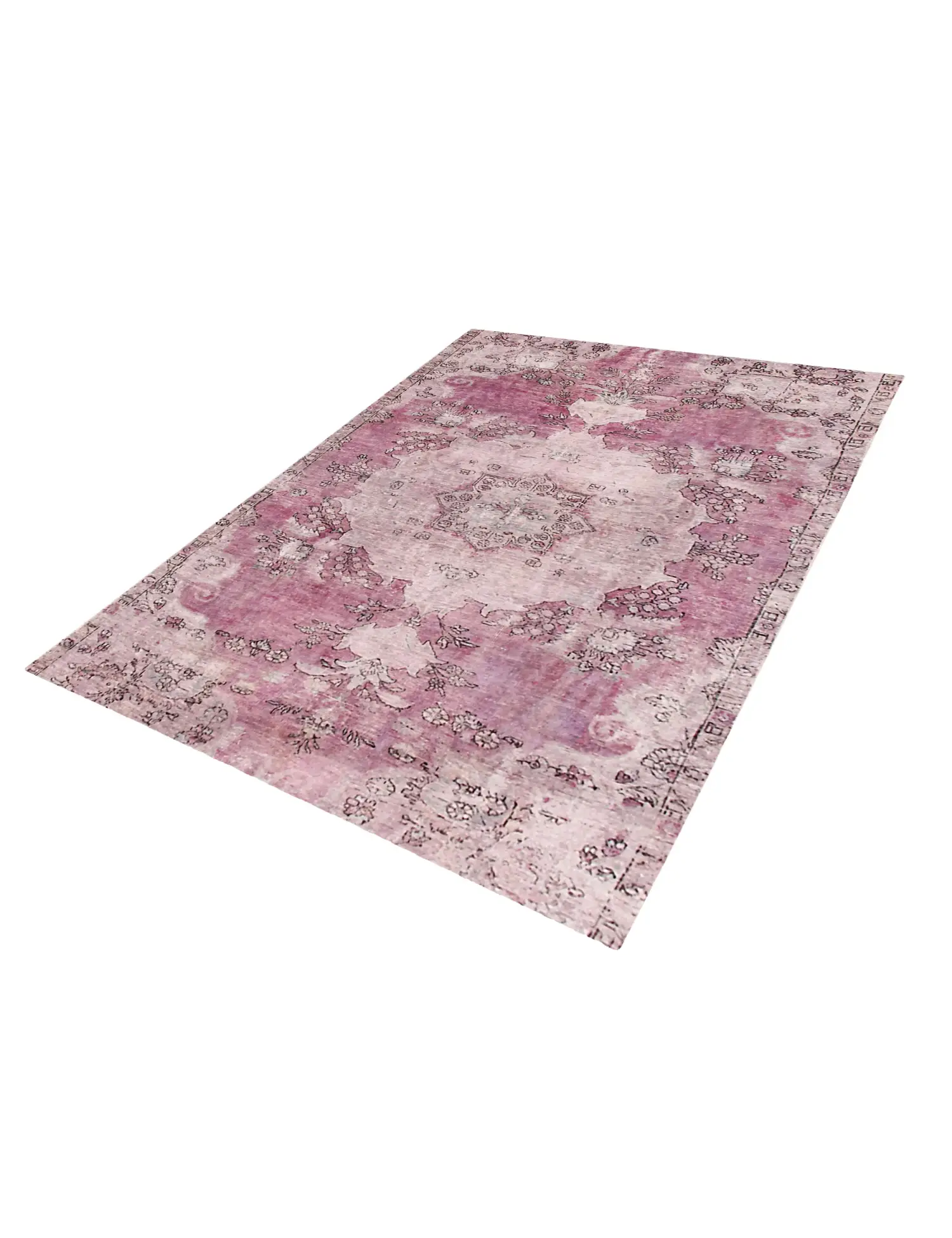 Purple Persia Vintage Carpet 290 x 222 cm - Unique Handmade Carpet