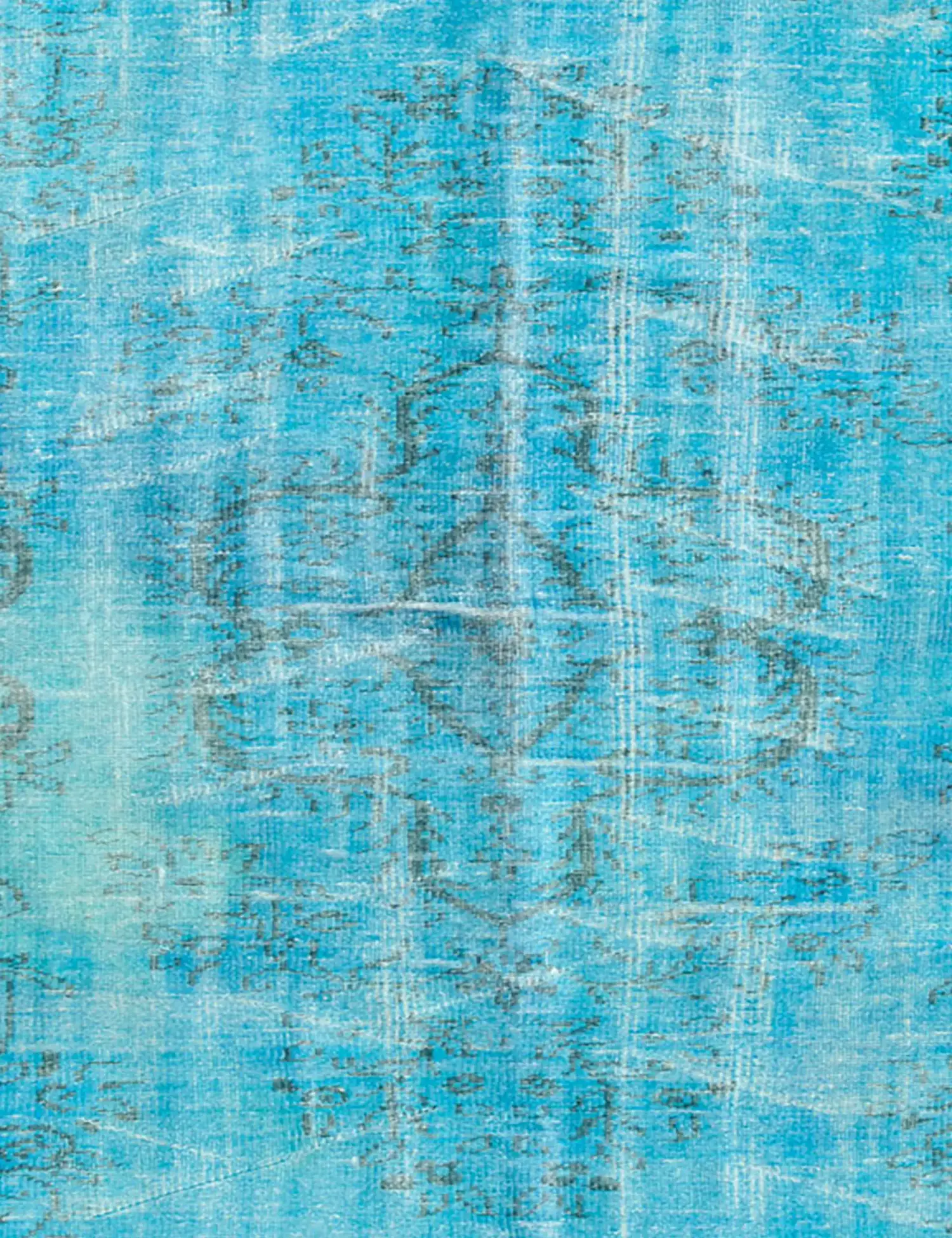 Turkis Tyrkiet Vintage Tæppe 159 x 159 cm - Unikt håndlavet tæppe