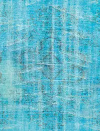 Türkis Türkei Vintage Teppich 220 x 159 cm - view 3