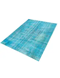 Türkis Türkei Vintage Teppich 220 x 159 cm - view 1