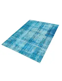 Blau Türkei Vintage Teppich 200 x 142 cm - view 1