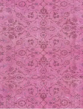 Lila Türkei Vintage Teppich 151 x 151 cm - view 3
