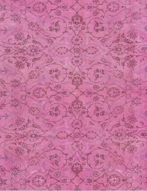 Purper Turkije Vintage Tapijt 151 x 151 cm - view 3