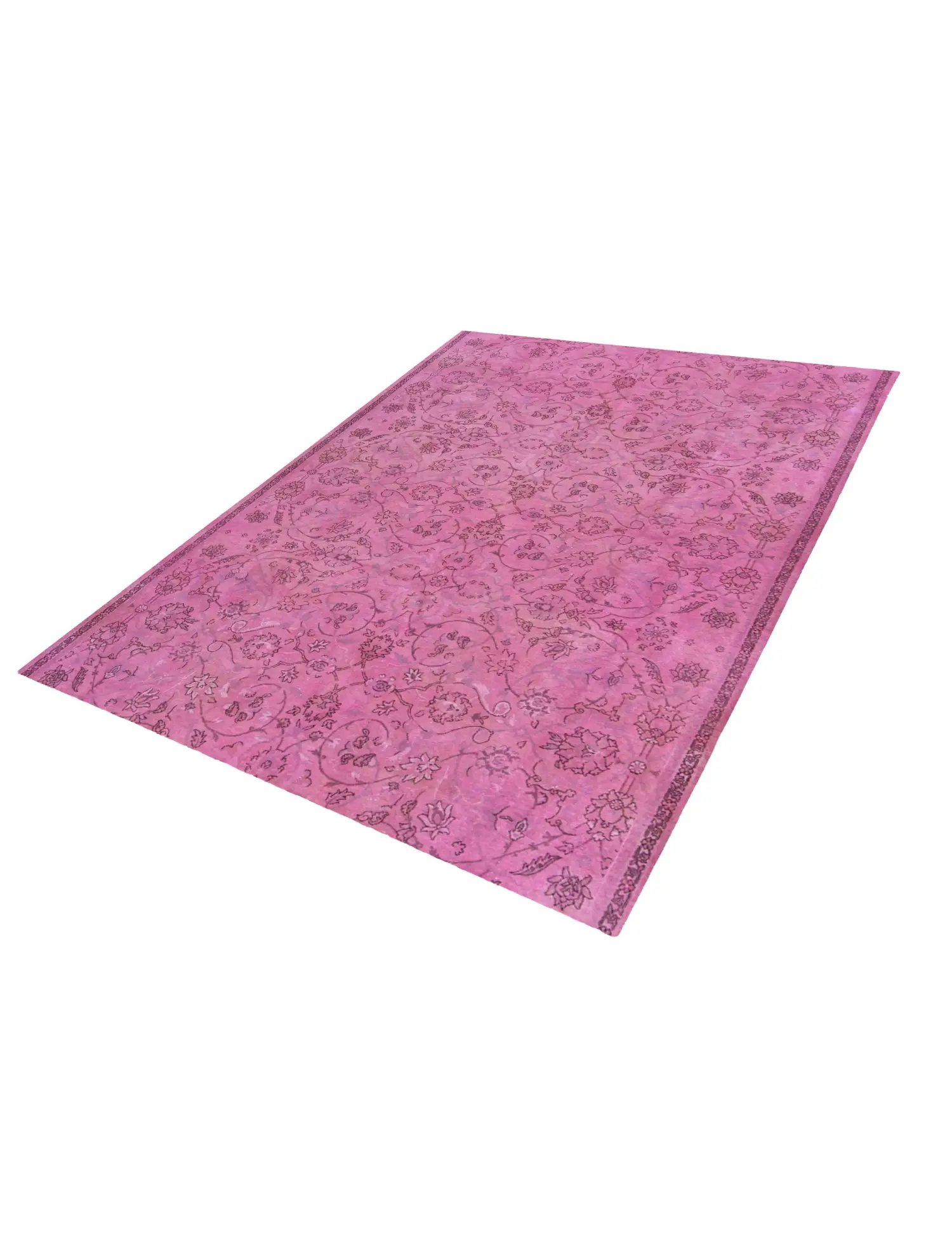 Blau Türkei Vintage Teppich 200 x 151 cm - Einzigartiger handgefertigter Teppich
