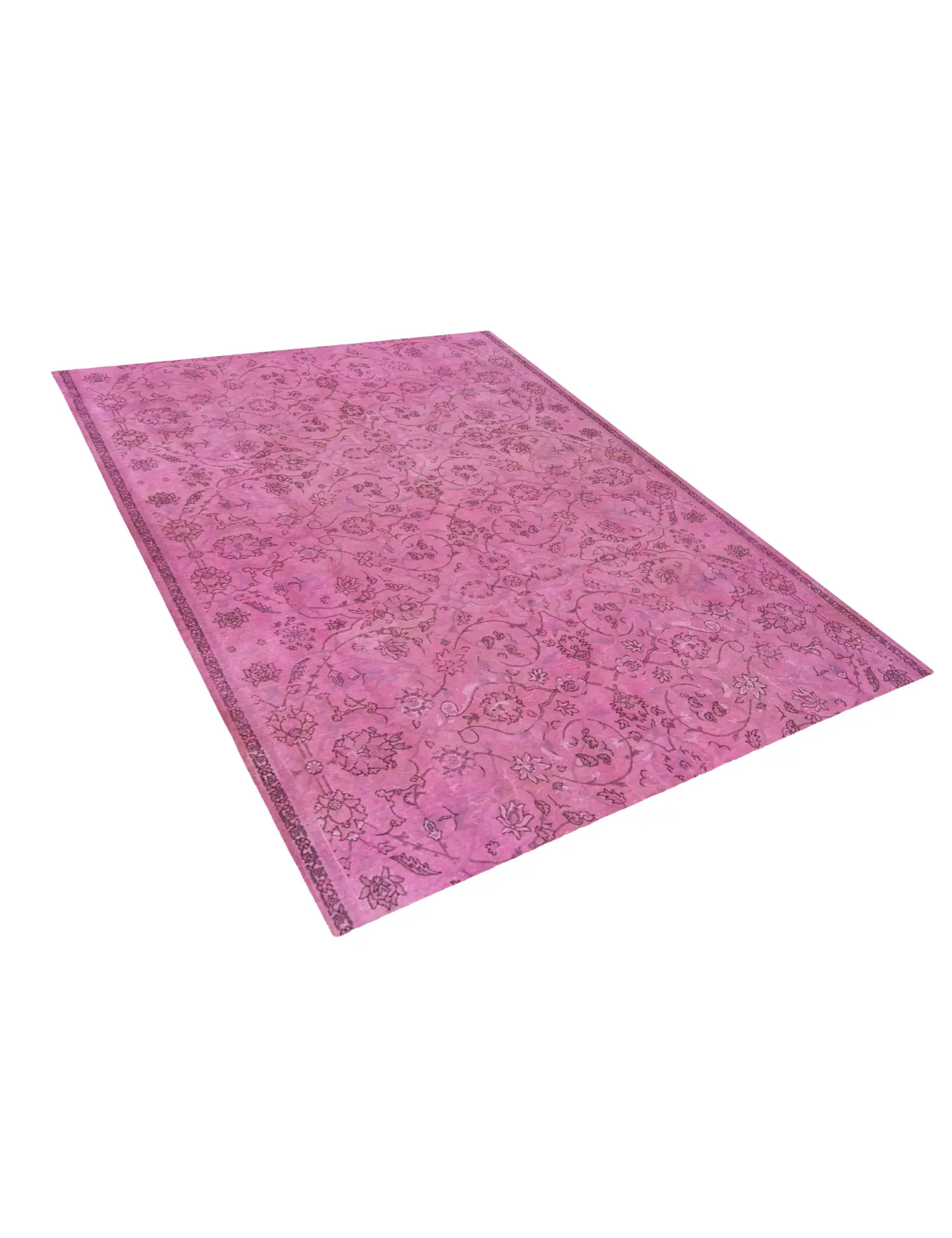 Blau Türkei Vintage Teppich 200 x 151 cm - Einzigartiger handgefertigter Teppich