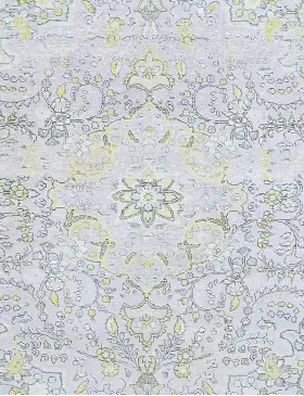 Grau Persien Persischer Vintage Teppich 200 x 200 cm - view 3