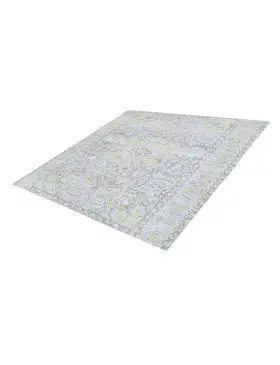 Grau Persien Persischer Vintage Teppich 200 x 200 cm - view 1
