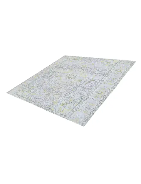 Grau Persien Persischer Vintage Teppich 200 x 200 cm - view 1