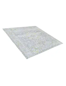 Grau Persien Persischer Vintage Teppich 200 x 200 cm - view 2