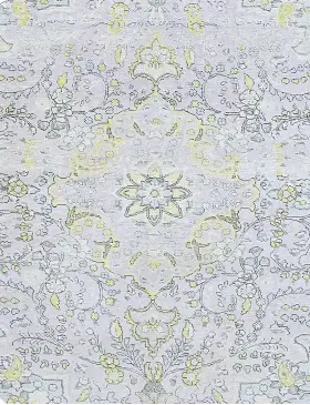 Grau Persien Persischer Vintage Teppich 200 x 200 cm - view 3