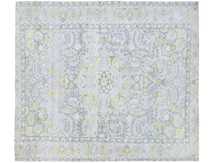 Grau Persien Persischer Vintage Teppich 250 x 200 cm