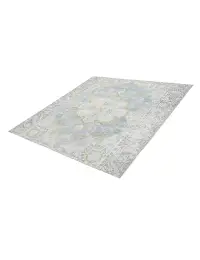 Blau Persien Persischer Vintage Teppich 194 x 194 cm - view 1