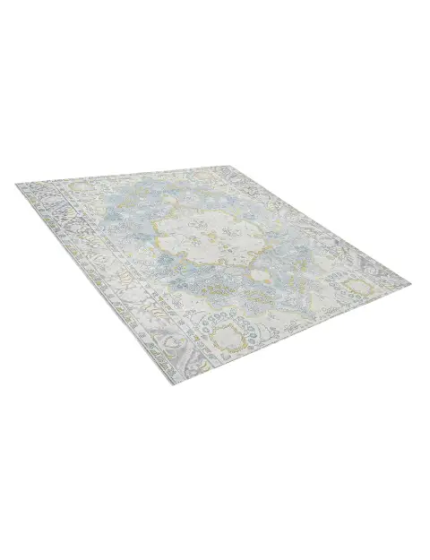 Blau Persien Persischer Vintage Teppich 194 x 194 cm - view 2