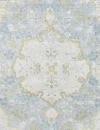 Blau Persien Persischer Vintage Teppich 250 x 194 cm - view 3