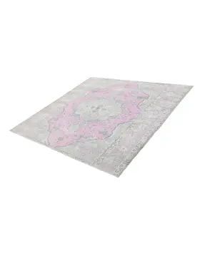 Grau Persien Persischer Vintage Teppich 196 x 196 cm - view 1