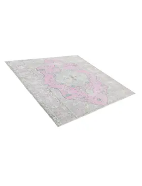 Grau Persien Persischer Vintage Teppich 196 x 196 cm - view 2