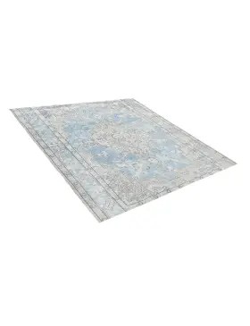 Blau Persien Persischer Vintage Teppich 199 x 199 cm - view 2