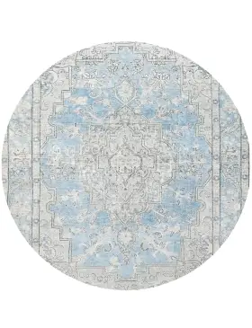 Blau Persien Persischer Vintage Teppich 199 x 199 cm