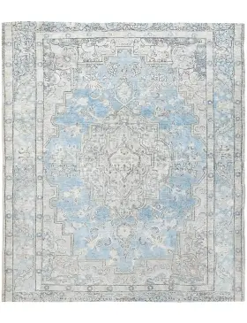 Blau Persien Persischer Vintage Teppich 250 x 199 cm