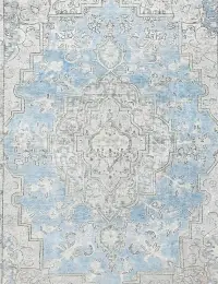 Blau Persien Persischer Vintage Teppich 250 x 199 cm - view 3