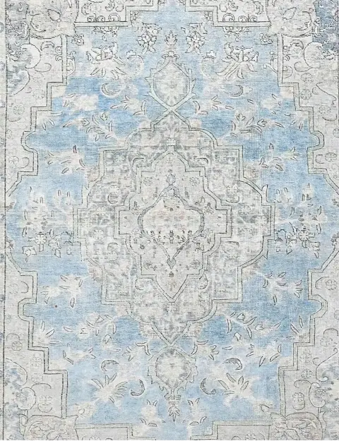 Blau Persien Persischer Vintage Teppich 250 x 199 cm - view 3