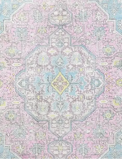 Grise Persan Tapis Persan vintage 192 x 192 cm - view 3