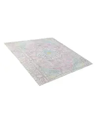 Grau Persien Persischer Vintage Teppich 192 x 192 cm - view 2