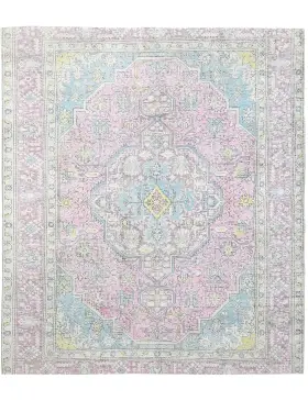 Grå Persien Persisk Vintagetæppe 250 x 192 cm