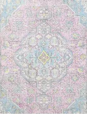 Grå Persien Persisk Vintagetæppe 250 x 192 cm - view 3