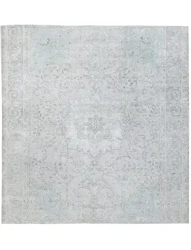 Blau Persien Persischer Vintage Teppich 244 x 244 cm