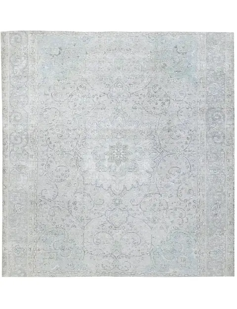Bleu Persan Tapis Persan vintage 244 x 244 cm