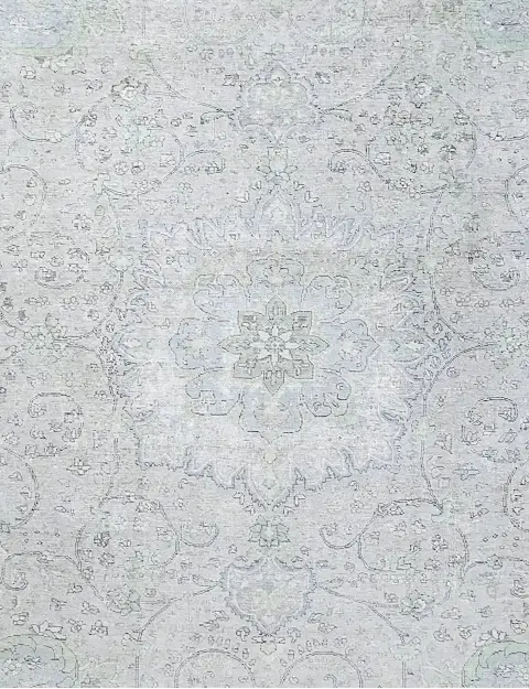 Bleu Persan Tapis Persan vintage 244 x 244 cm - view 3