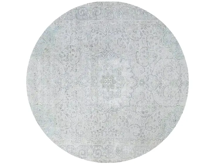 Blau Persien Persischer Vintage Teppich 244 x 244 cm